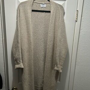 Old Navy Long Beige Cardigan